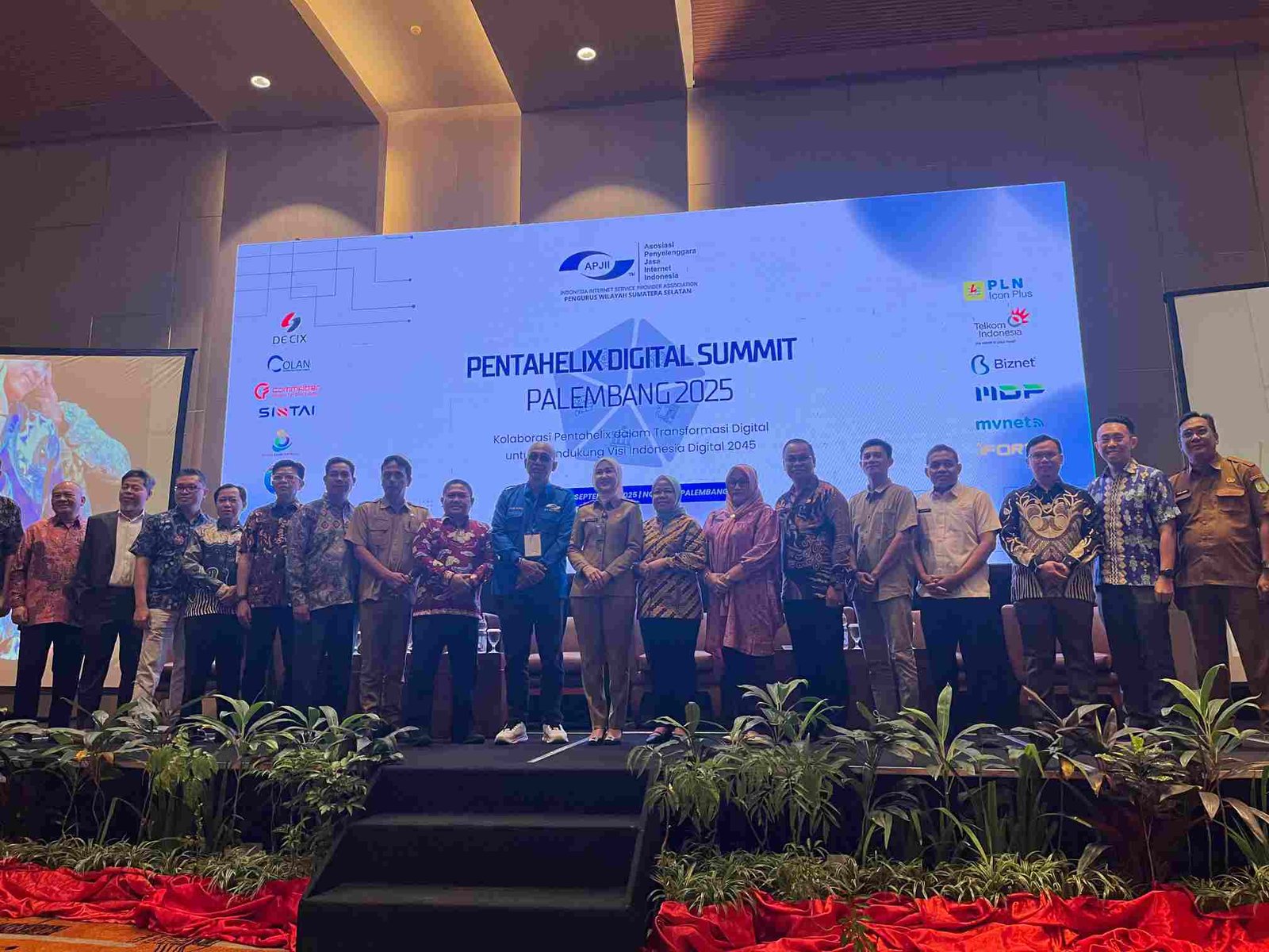 Pemkab Muba Hadiri Pentahelix Digital Summit Palembang 2025