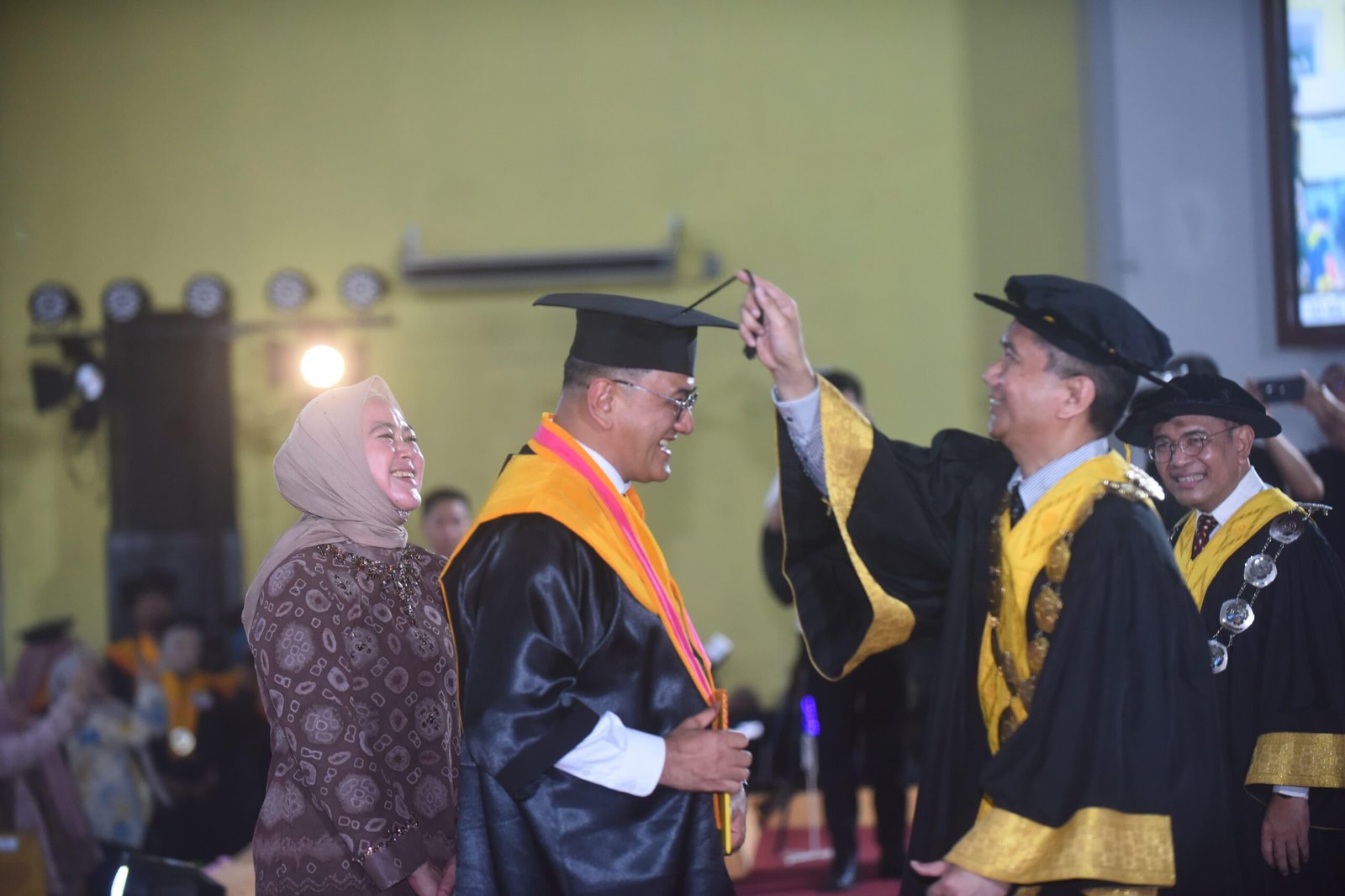 Upacara wisuda ke-180 Universitas Sriwijaya