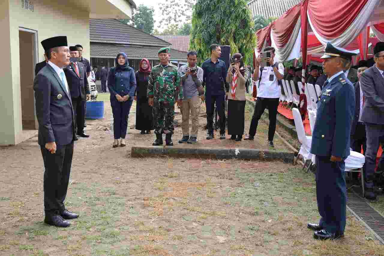 Wali Kota Palembang, Ratu Dewa saat menjadi pembina upacara hari kesaktian pancasila