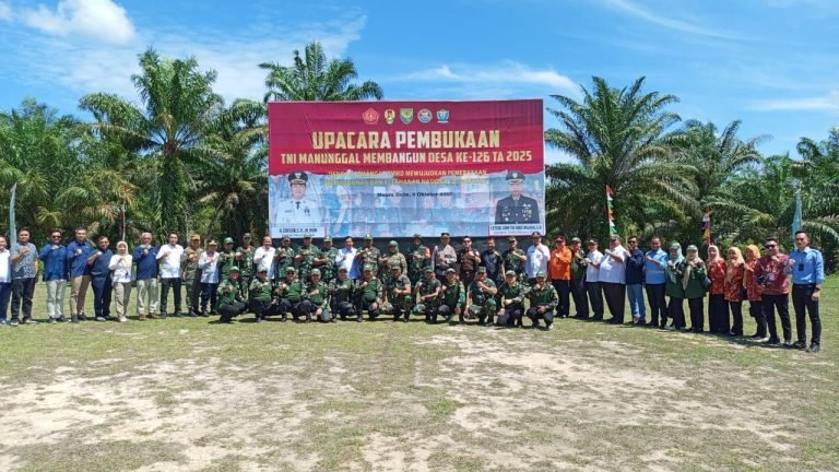 TMMD KE 126 Tahun 2025 Dilaksanakan di Tiga Desa dalam Kecamatan Muara Enim