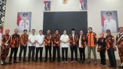 Pengurus MPC Pemuda Pancasila Kota Palembang audensi bersama Walikota Palembang, Ratu Dewa