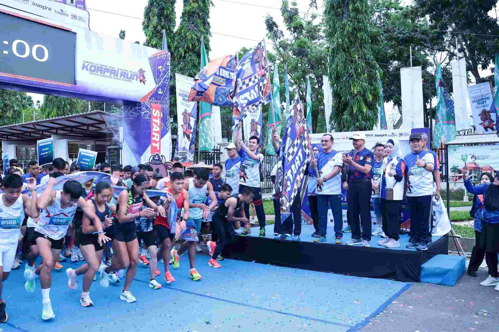 Ribuan ASN dan Masyarakat Ikuti Korpri Run 2025 di Palembang