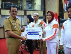Pemprov Sumsel Apresiasi Atlet dan Pelatih PEPARNAS dengan Bonus Rp22 Miliar Lebih