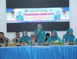TP. PKK Asahan Evaluasi Lomba UP2K di Desa Bunut Sebrang
