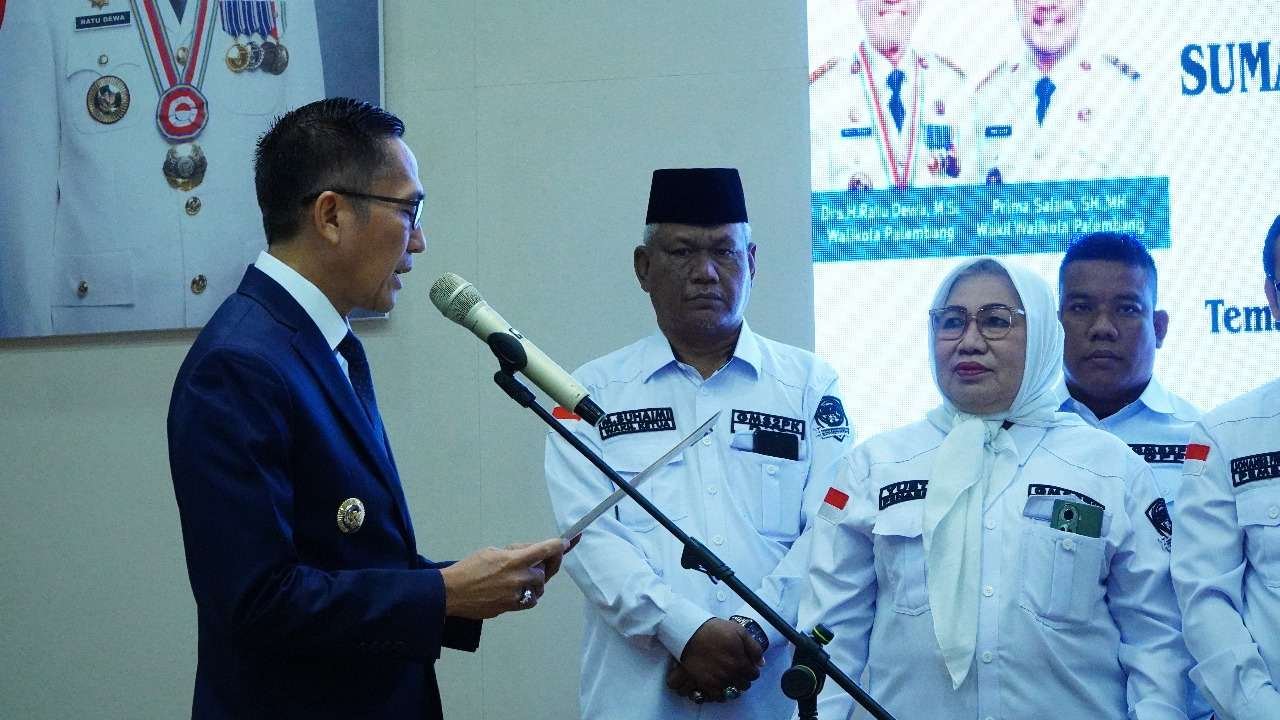 Pengukuhan Ormas GMS2PK, Ratu Dewa Siap Bersinergi Untuk Kemajuan Kota Palembang