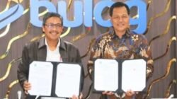Bupati Muara Enim, H. Edison dan Direktur Utama Perum Bulog di Gedung Perum Bulog, Jakarta, pada Senin (27/10).