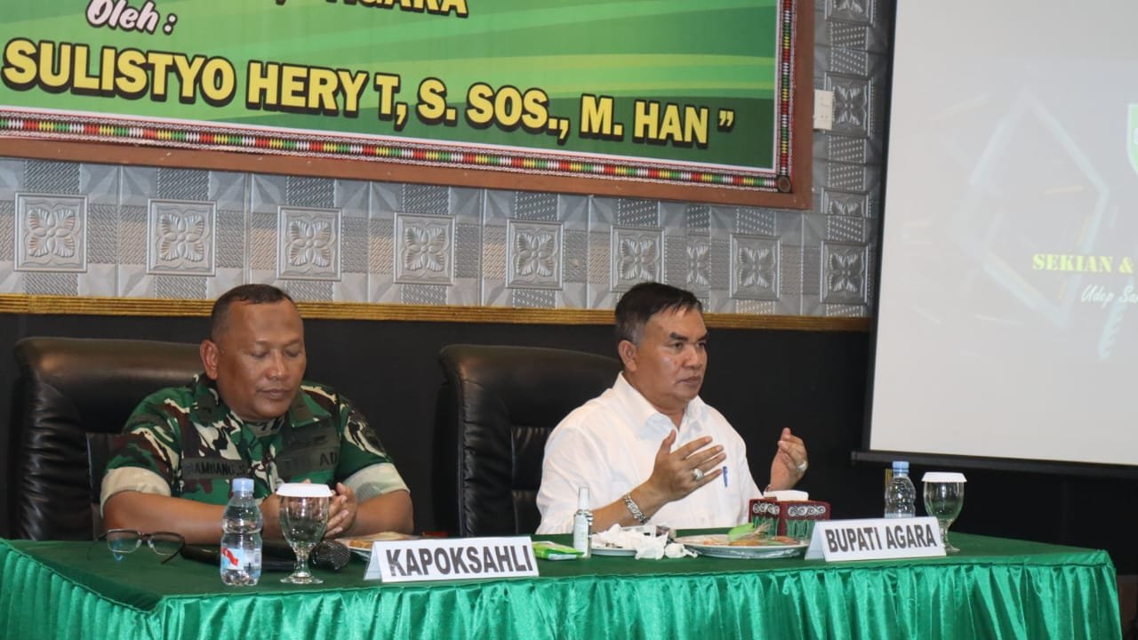Kapok Sahli Kodam IM Sosialisasikan Pembentukan Batalyon Pembangunan Teritorial di Agara