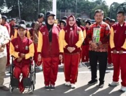 Wabup Lepas Kontingen NPCI Muara Enim Menuju Peparprov V Sumsel