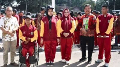 Wabup Lepas Kontingen NPCI Muara Enim Menuju Peparprov V Sumsel