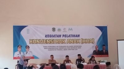 Dinas Pengendalian Penduduk, Keluarga Berencana, Pemberdayaan Perempuan dan Perlindungan Anak (DPPKBPPPA) menggelar Pelatihan Konvensi Hak Anak