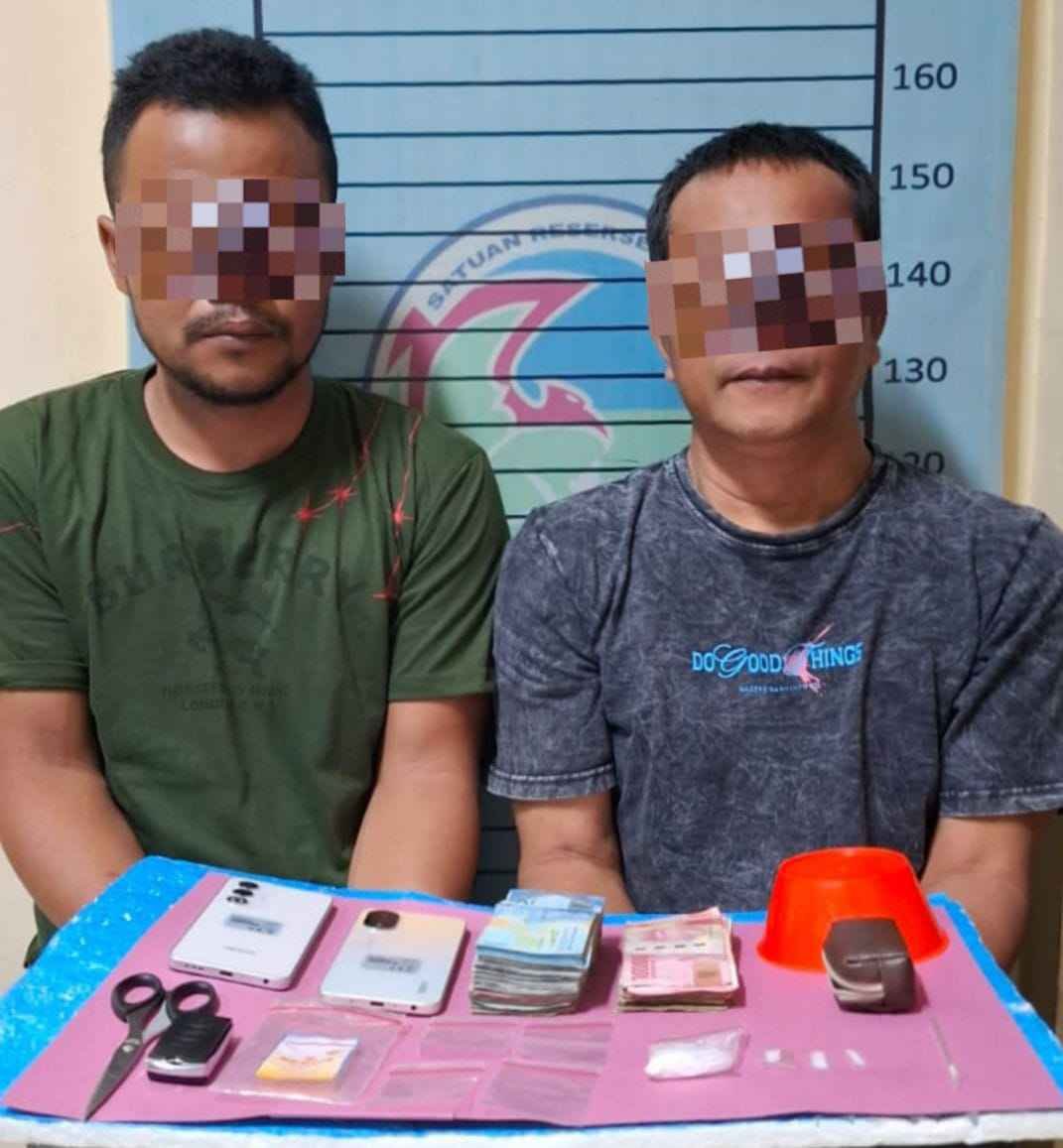 Dua Pria Dibekuk Satresnarkoba Polres Aceh Tenggara