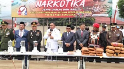 Komitmen Polres Agara Berantas Narkoba, Sebelas Bulan Ungkap Ratusan Kasus