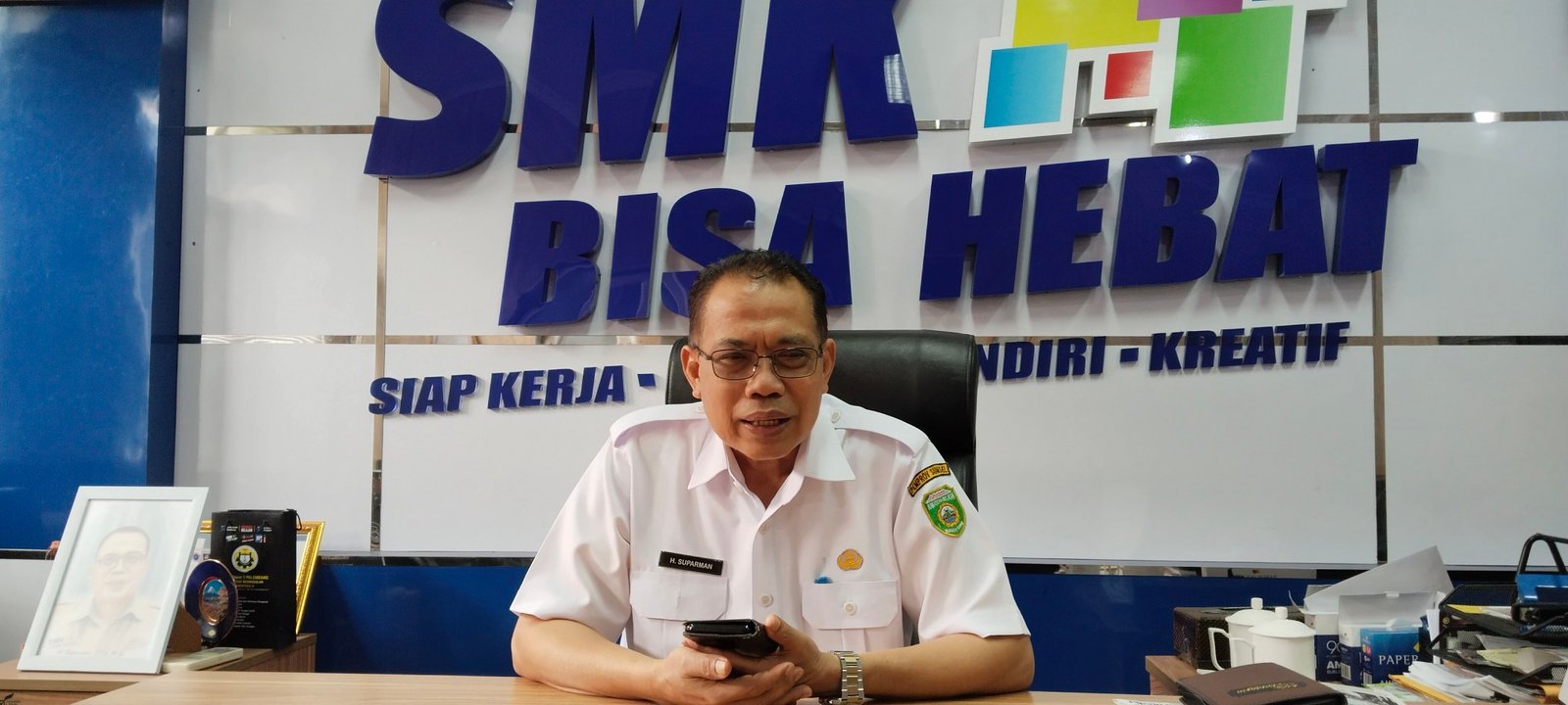 Kepala SMK Negeri 2 Palembang, H. Suparman, S.Pd., M.Si,