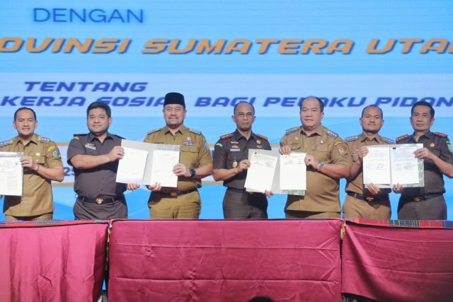 Bupati Hadiri Penandatanganan MoU/PKS di Medan
