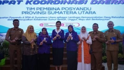 Ketua TP Posyandu Asahan Hadiri Rakorda Sumut