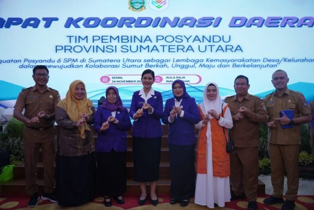 Ketua TP Posyandu Asahan Hadiri Rakorda Sumut