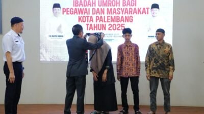 Ratu Dewa Resmi Melepas 97 Penerima Bantuan Perjalanan Ibadah Umroh Tahun 2025