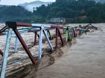 Tiga Jembatan di Aceh Tenggara Putus Total