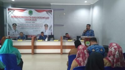 Pemerintah Kabupaten Penukal Abab Lematang Ilir (PALI) melalui Badan Kesatuan Bangsa dan Politik (Kesbangpol) menggelar sosialisasi pendidikan politik bagi perempuan tahun 2025