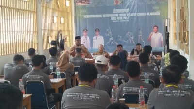 Komite Olahraga Nasional Indonesia (KONI) Kabupaten Penukal Abab Lematang Ilir (PALI) menggelar Workshop Dengan tema "Pengembangan Kemampuan Dasar Pelatih Cabang Olahraga", Selasa 2 Desember 2025.