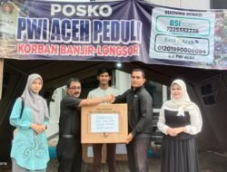 PWI Aceh Distribusikan Bantuan untuk Wartawan Nagan dan Singkil