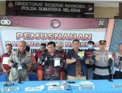 2,6 Kilogram Sabu dan Ribuan Butir Pil Ekstasi Berhasil Dimusnahkan