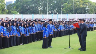 Gubernur Herman Deru Kukuhkan Ribuan PPPK Paruh Waktu