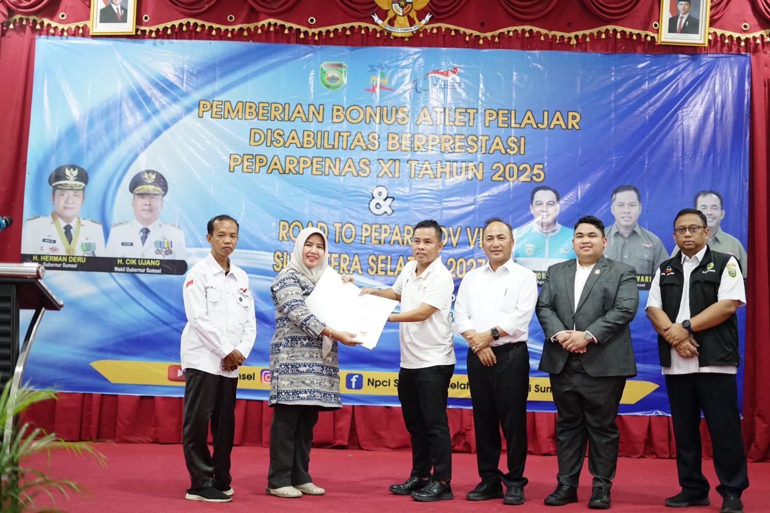 NPCI Gelar Sosialisasi Peparprov Sumsel VI dan Berikan Bonus 100 Juta Atlet Peparpenas Jakarta