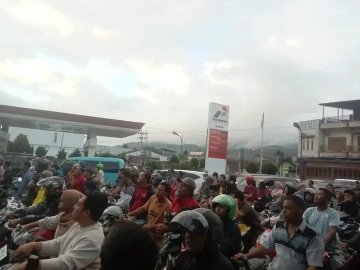 Stasiun Pengisian Bahan Bakar Umum (SPBU) di Aceh Tenggara.