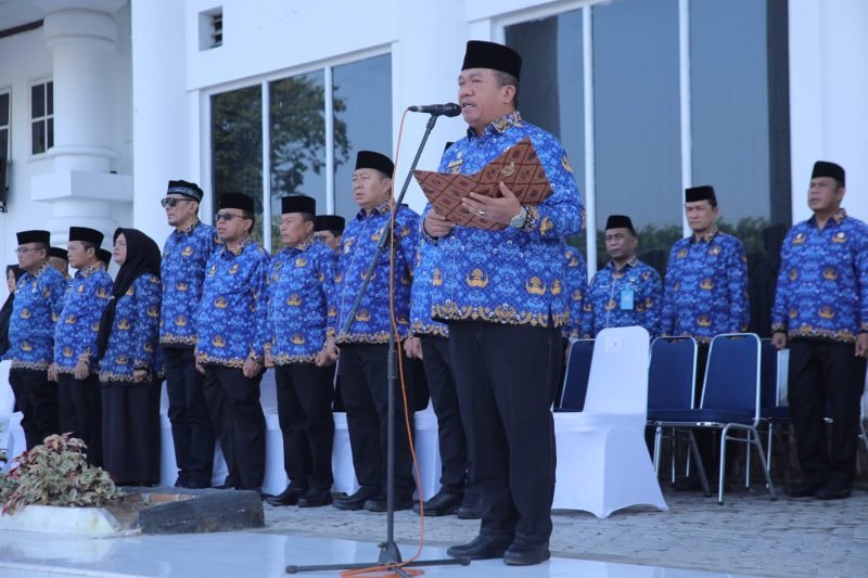 Pemerintah Kabupaten Asahan melaksanakan Upacara Peringatan Hari Ulang Tahun ke-54 Korps Pegawai Republik Indonesia