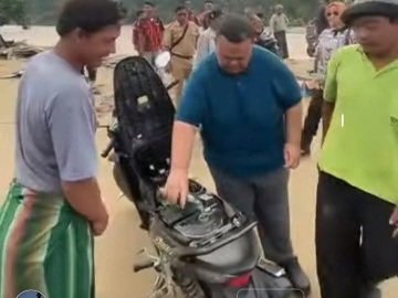 akibat musibah banjir harga BBM di Aceh Tenggara melejit.