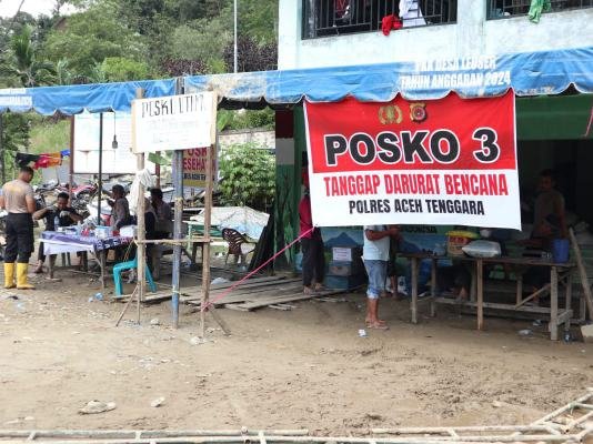 Polres Agara Dirikan 5 Posko Darurat