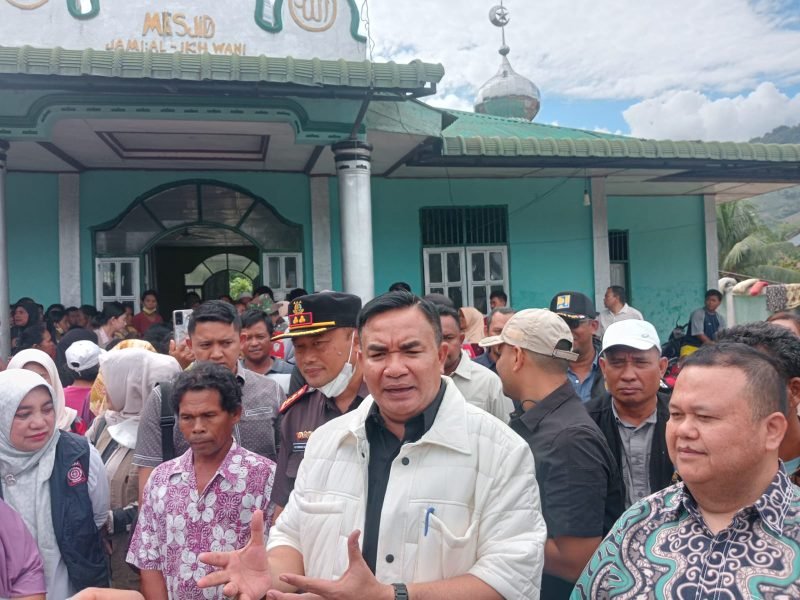 Bupati Salim Fakhry, yang respon cepat, tanggap bencana.