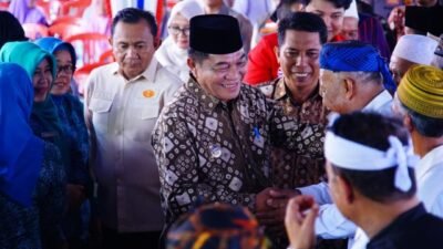 Bupati Muba Tinjau Penyaluran Makanan Bergizi Gratis di Plakat Tinggi