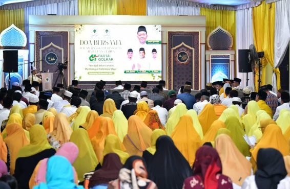 Peringati HUT Ke-61 Partai Golkar Sumsel Gelar Doa Bersama