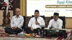 Bupati Sidoarjo H. Subandi menghadiri silaturahim Ikatan Keluarga Alumni Pondok Pesantren Mamba’ul Ma’arif (IKAPPMAM) Cabang Sidoarjo.
