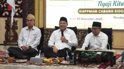 Bupati Sidoarjo H. Subandi menghadiri silaturahim Ikatan Keluarga Alumni Pondok Pesantren Mamba’ul Ma’arif (IKAPPMAM) Cabang Sidoarjo.
