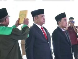 Penyegaran Birokrasi, Bupati Muara Enim Lantik Kepala Satpol PP dan Kepala Dinas PMD
