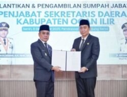 Lantik Pj Sekda OI, Wabup Ardani Ungkap Kekesalan Terhadap Aparatur OI