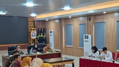 Pemerintah Kabupaten Musi Banyuasin (Muba), Selasa (9/12/2025) menggelar Rapat Pengharmonisasian Rancangan Peraturan Kepala Daerah Kabupaten Musi Banyuasin di Kantor Wilayah Kementerian Hukum Provinsi Sumatera Selatan.