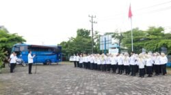 Bupati Musi Banyuasin H.M Toha Tohet melalui Pj Sekda Muba Syafaruddin, menjadi pembina Apel bersama Jajaran Dinas Pengendalian Penduduk dan Keluarga Berencana (DPPKB) Kabupaten Muba