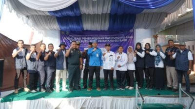 Sosialisasi Pembangunan Kampung Nelayan Merah Putih di Desa Pematang Sei Baru