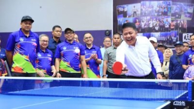 Gubernur Sumatera Selatan (Sumsel) Herman Deru secara resmi membuka Kejuaraan Tenis Meja HDCU Open