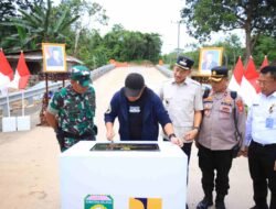 Perkuat Konektivitas dan Pelayanan Dasar, Gubernur Sumsel Resmikan Jembatan Tumpang Sari Kabupaten Pali