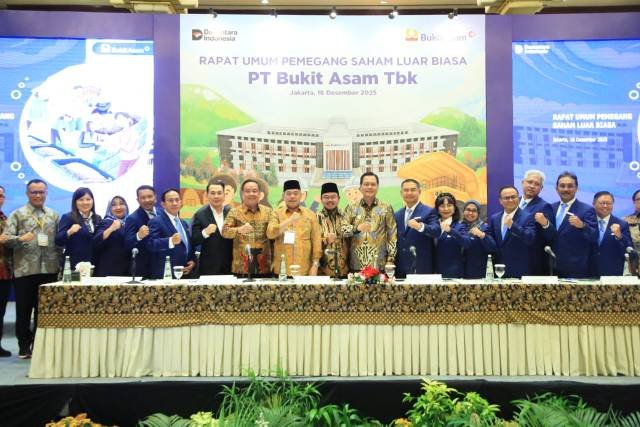 Wagub Sumsel Cik Ujang Hadiri RUPS LB PT Bukit Asam 2025
