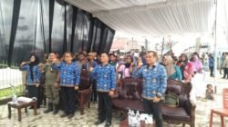 Gebyar UMKM Simpang Lima, Bina Bantu Beli" di Bundaran Simpang Lima Kelurahan Talang Ubi Timur, Kecamatan talang Ubi, Rabu 17 Desember 2025.