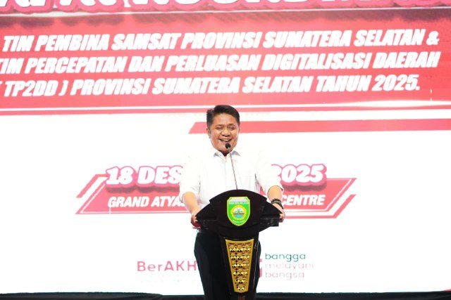 Gubernur Sumatera Selatan (Sumsel) Herman Deru