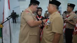 Bupati Asahan Dikukuhkan sebagai Ketua Mabicab Pramuka Masa Bakti 2024–2029