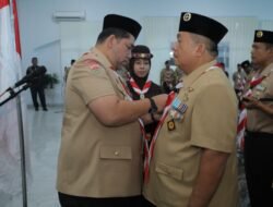 Bupati Asahan Dikukuhkan sebagai Ketua Mabicab Pramuka Masa Bakti 2024–2029