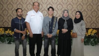 Bupati Asahan Sambut Kepulangan Arbil DA 7 Indosiar